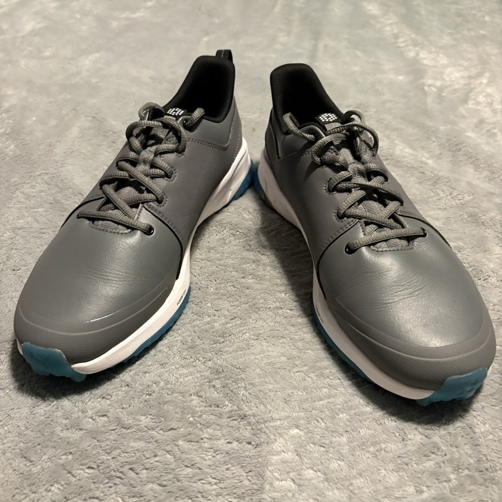 Puma Grip Fusion Pro 3.0 194467-02 Gray Golf Shoes Mens Size 9.5